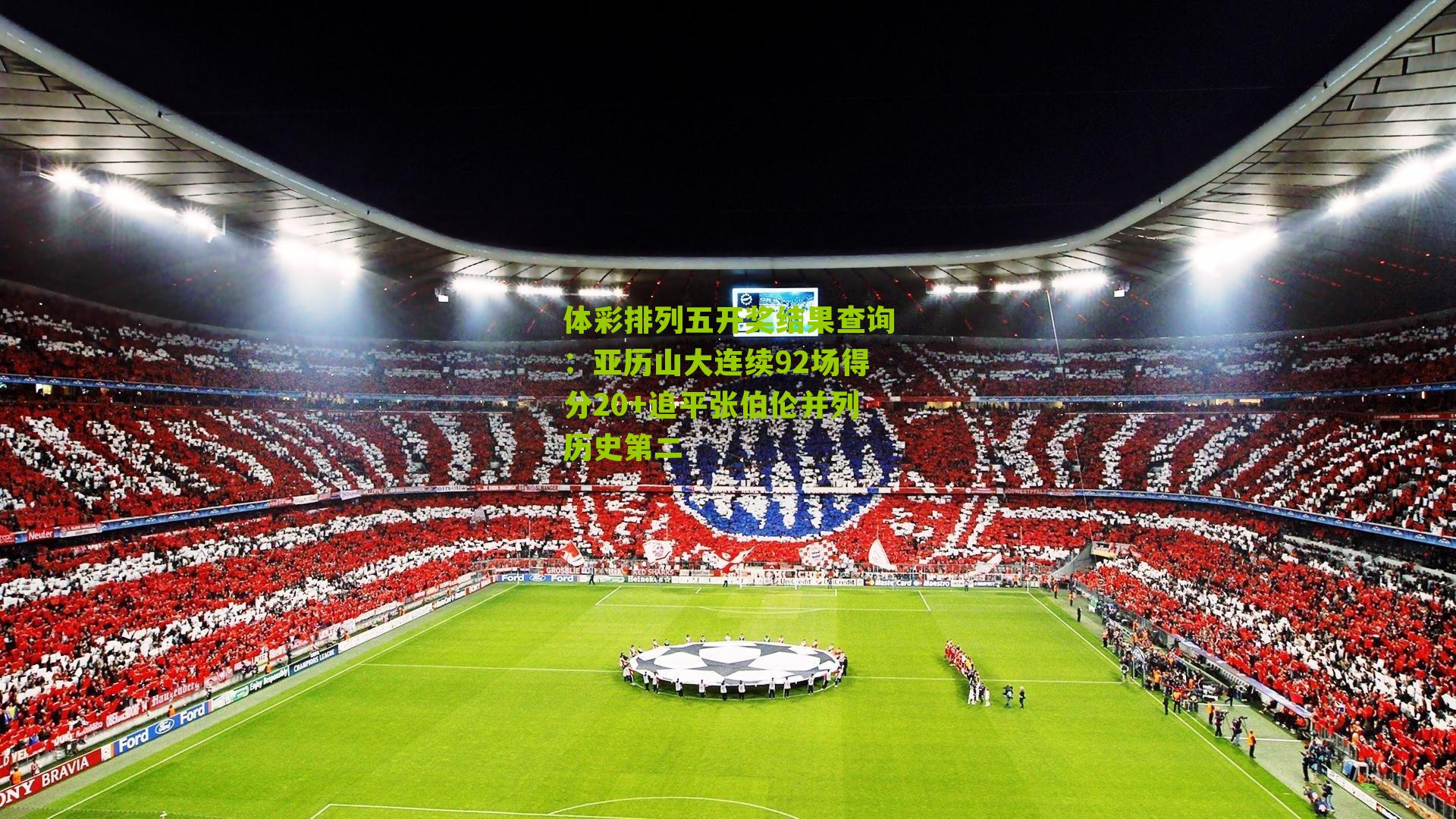 亚历山大连续92场得分20+追平张伯伦并列历史第二